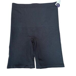 Shapermint Empetua Fresh Control Mid Waist Shaper Bike Shorts Black Sz 2XL 42066